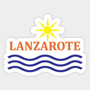 LANZAROTE-Sun Water Sticker